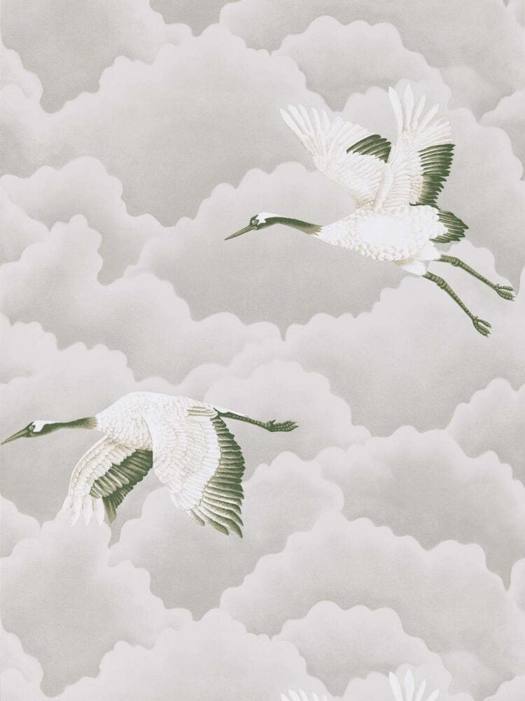 Harlequin Colour Wallpapers Cranes In Flight - Afbeelding 2