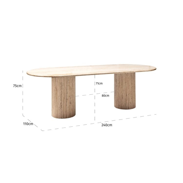 Eettafel La Cantera ovaal 240 - Image 5