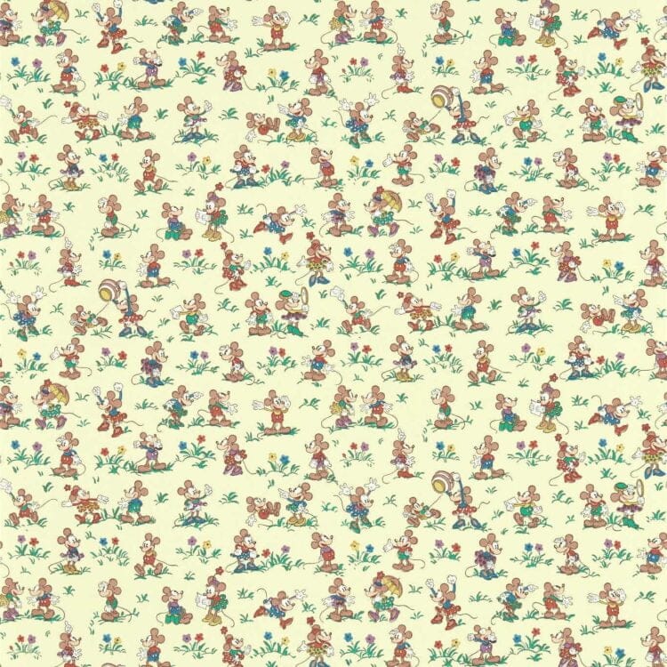 Disney Home X Sanderson Wallpapers - Mickey & Minnie