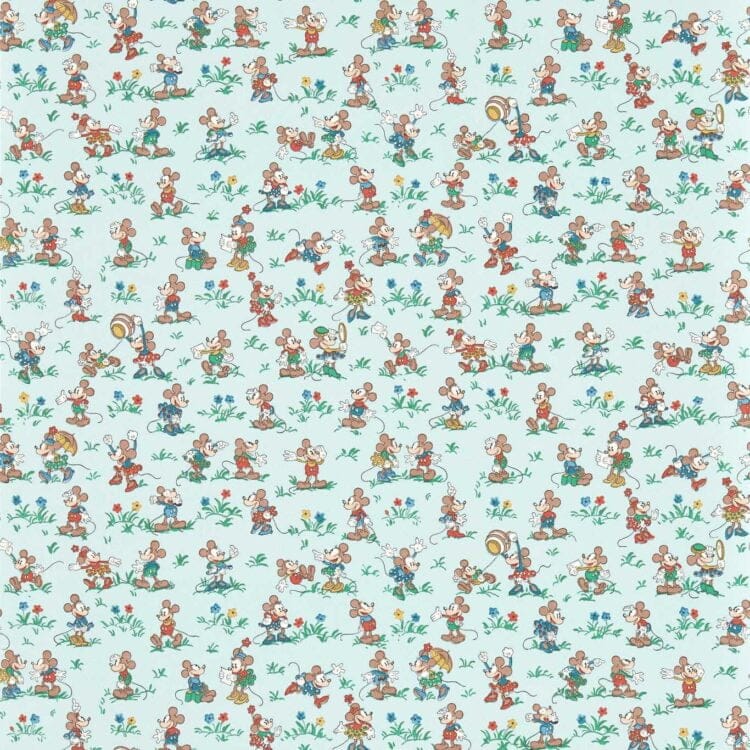 Disney Home X Sanderson Wallpapers - Mickey & Minnie