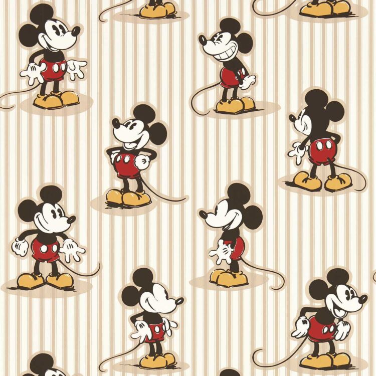 Disney Home X Sanderson Wallpapers - Mickey Stripe