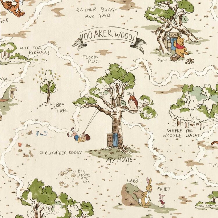 Disney Home X Sanderson Wallpapers - Hundred Acre Wood - Image 2