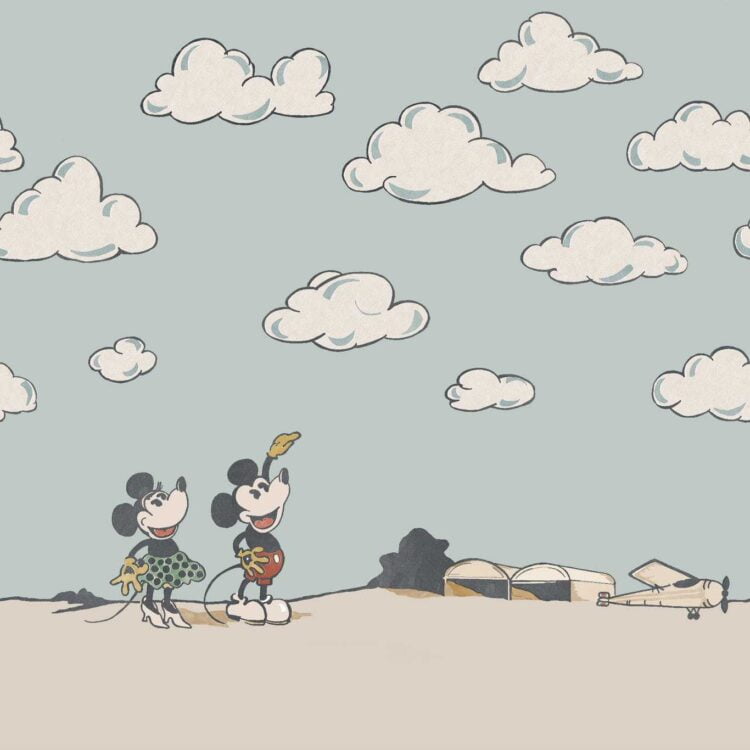 Disney Home X Sanderson Wallpapers - Mickey In The Clouds - Image 2