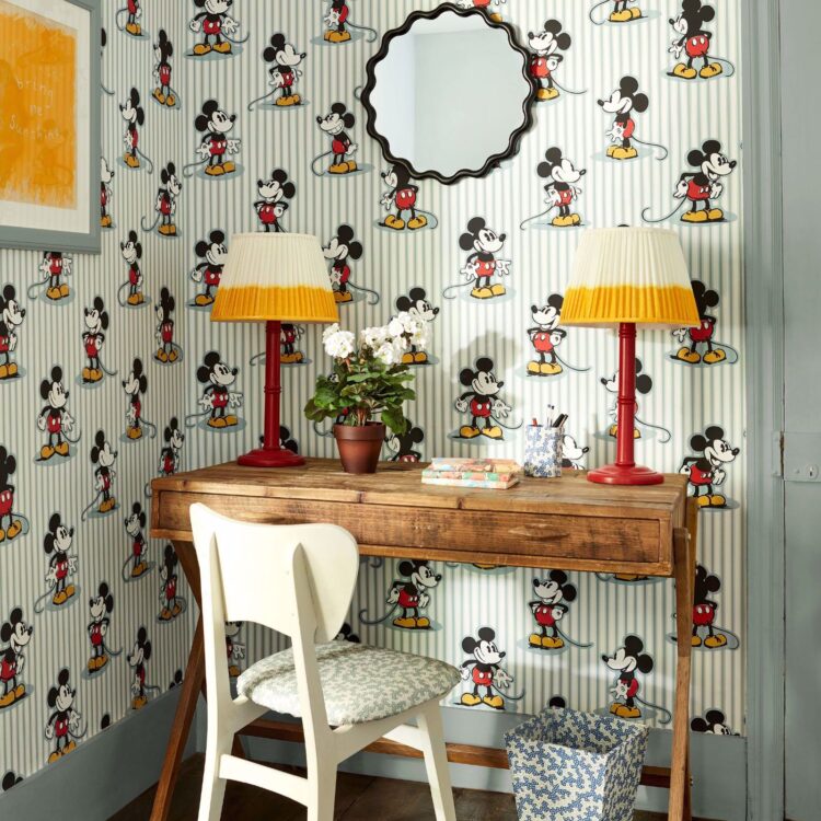 Disney Home X Sanderson Wallpapers - Mickey Stripe