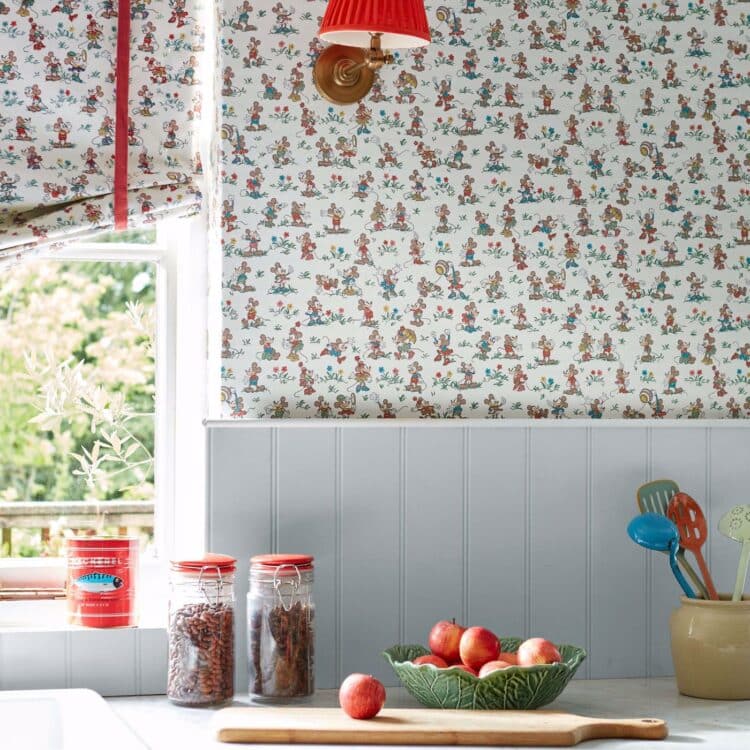 Disney Home X Sanderson Wallpapers - Mickey & Minnie