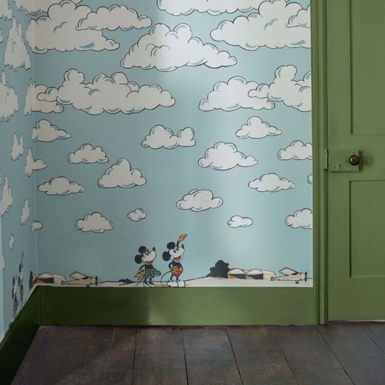 Disney Home X Sanderson Wallpapers - Mickey In The Clouds - Image 4