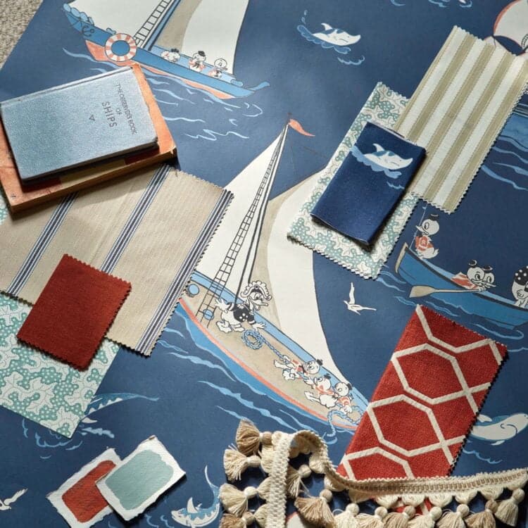 Disney Home X Sanderson Wallpapers - Donald Nautical