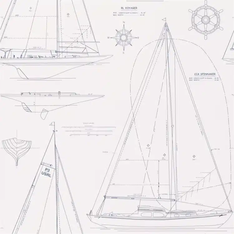 Coastal Papers - Boat Blueprint