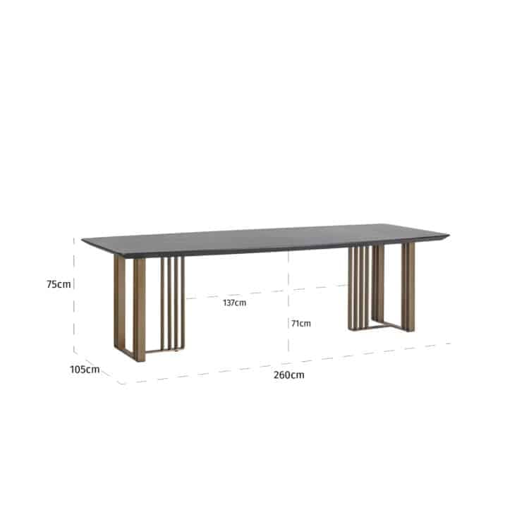 Eetkamertafel Maverick 260cm - Image 2